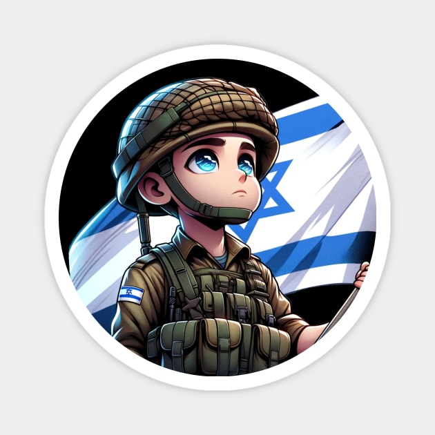 Israeli Soldier Magnet by Jaffe World